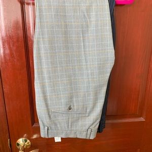 Zara Grey Plaid Pants